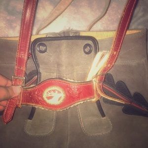Decorative lederhosen real leather